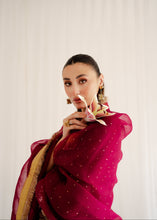 Load image into Gallery viewer, Woman wearing a red dress with a white background
